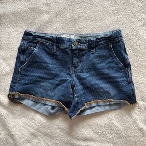 Abercrombie & Fitch Dark Blue Jean Shorts